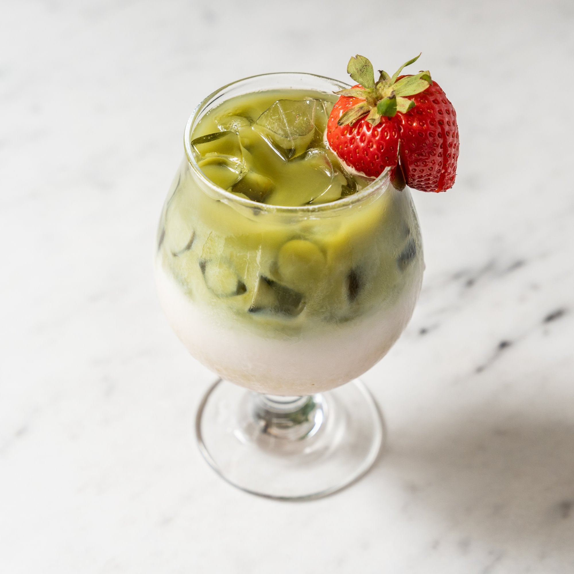 Iced Strawberry Matcha
