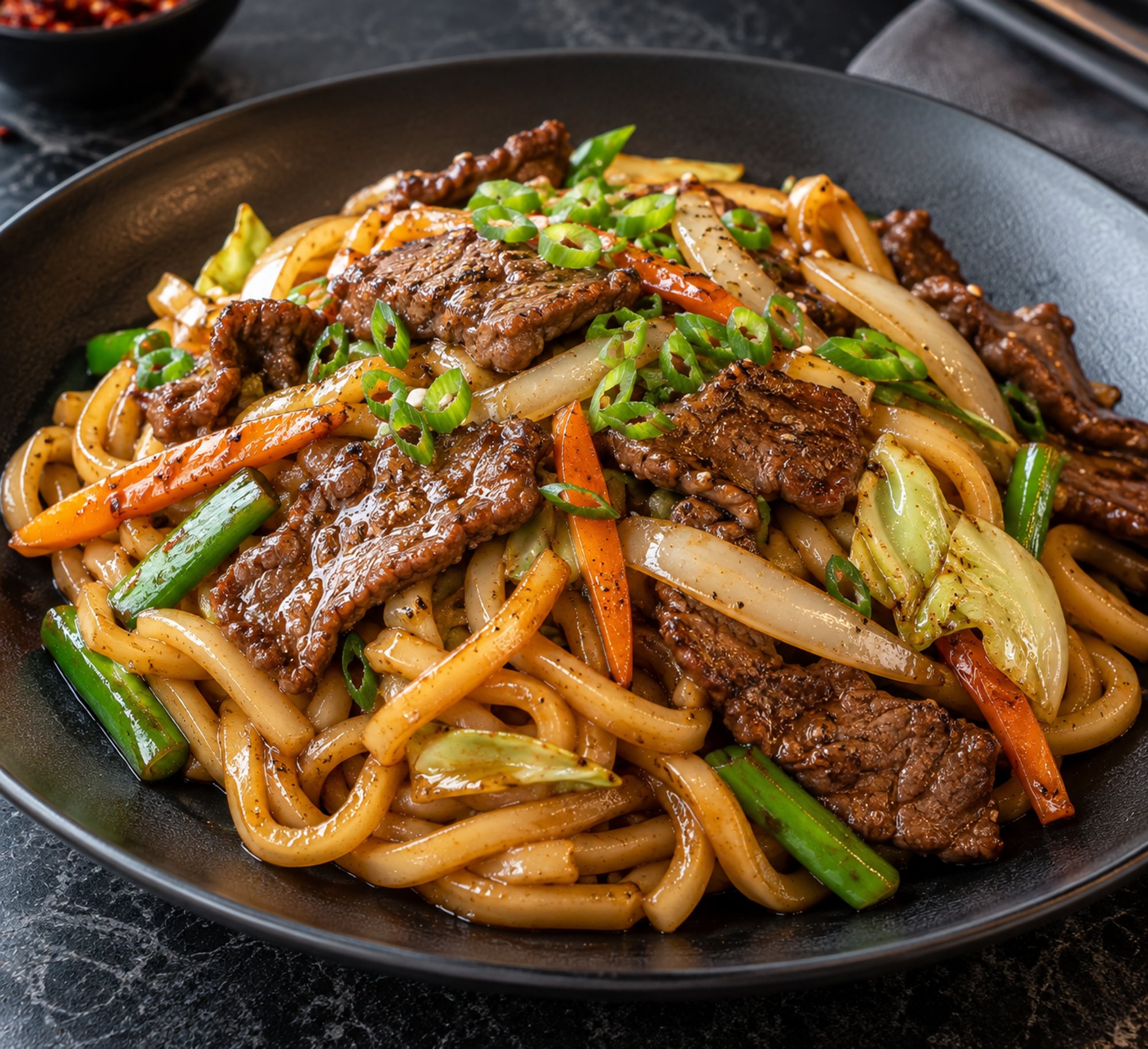Udon Stir Fry Beef