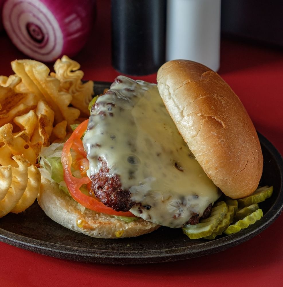 1/2 Lb Cheeseburger Combo