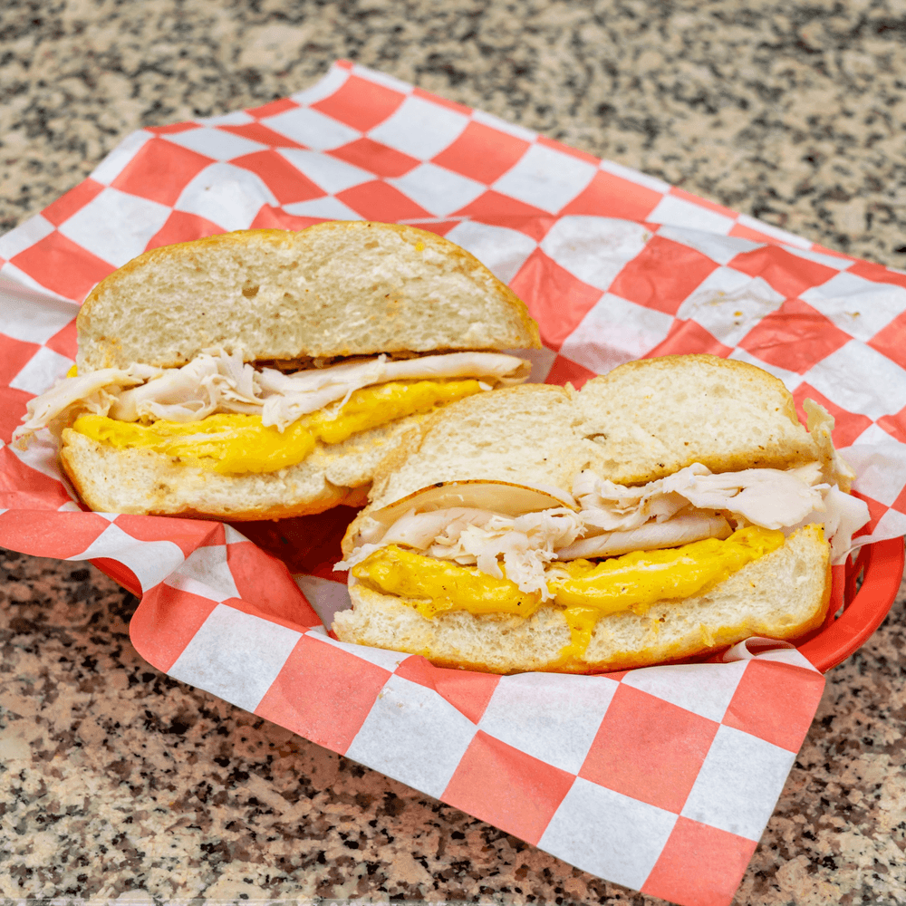 Sliced Turkey, Egg, & Cheese Sandwich