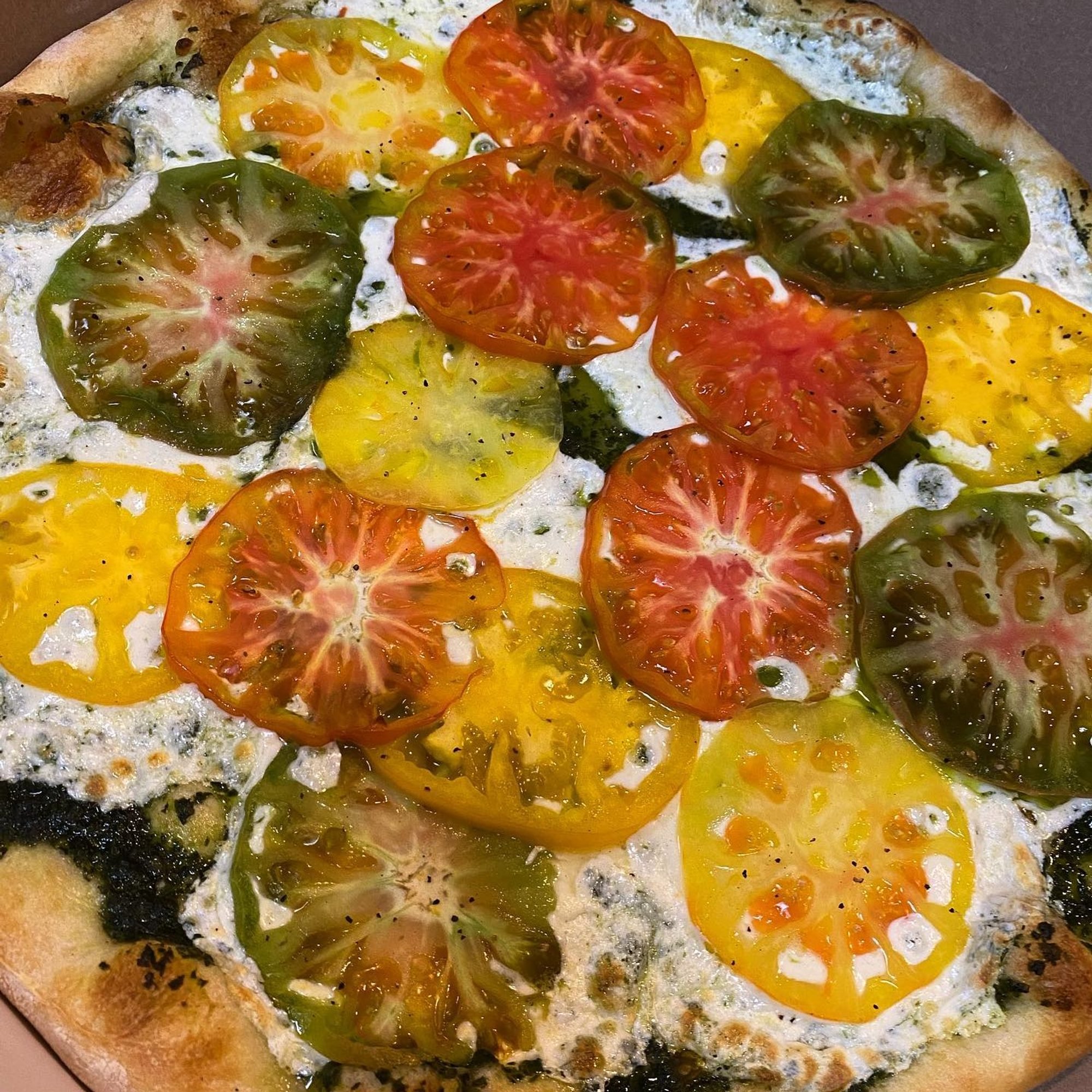 Pesto Caprese Pizza