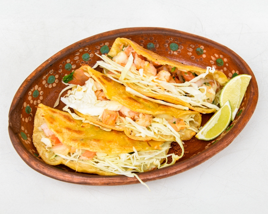 3 Tacos Gobernador Plate