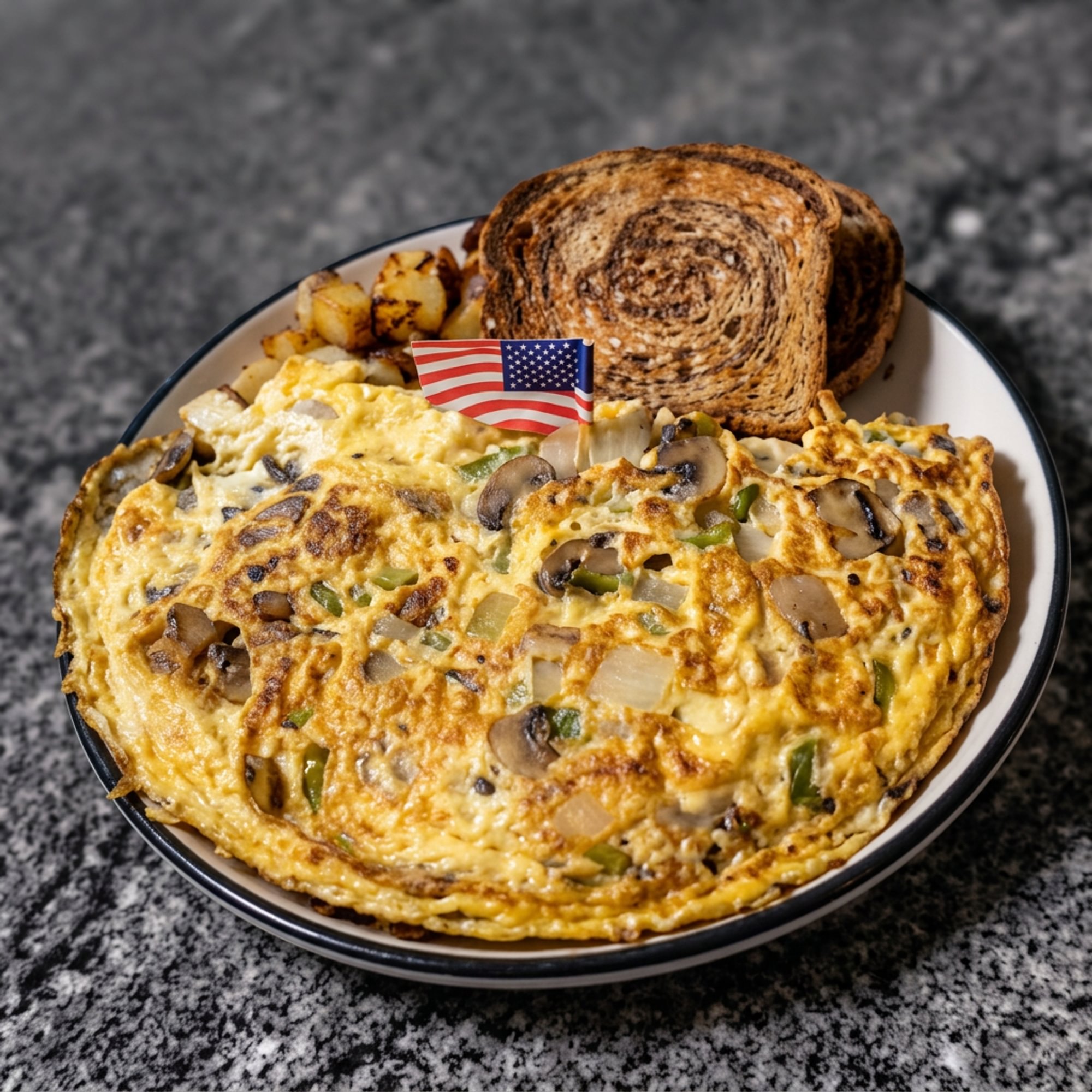 Build Your Own Omelette - 3 Eggs