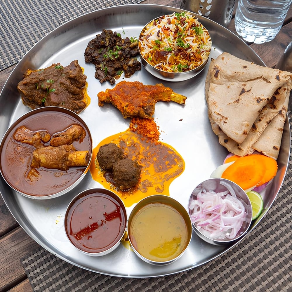 Goat Thali
