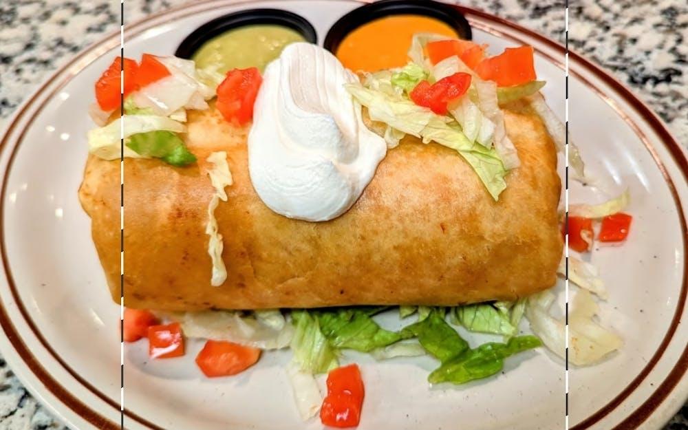 Steak chimichanga