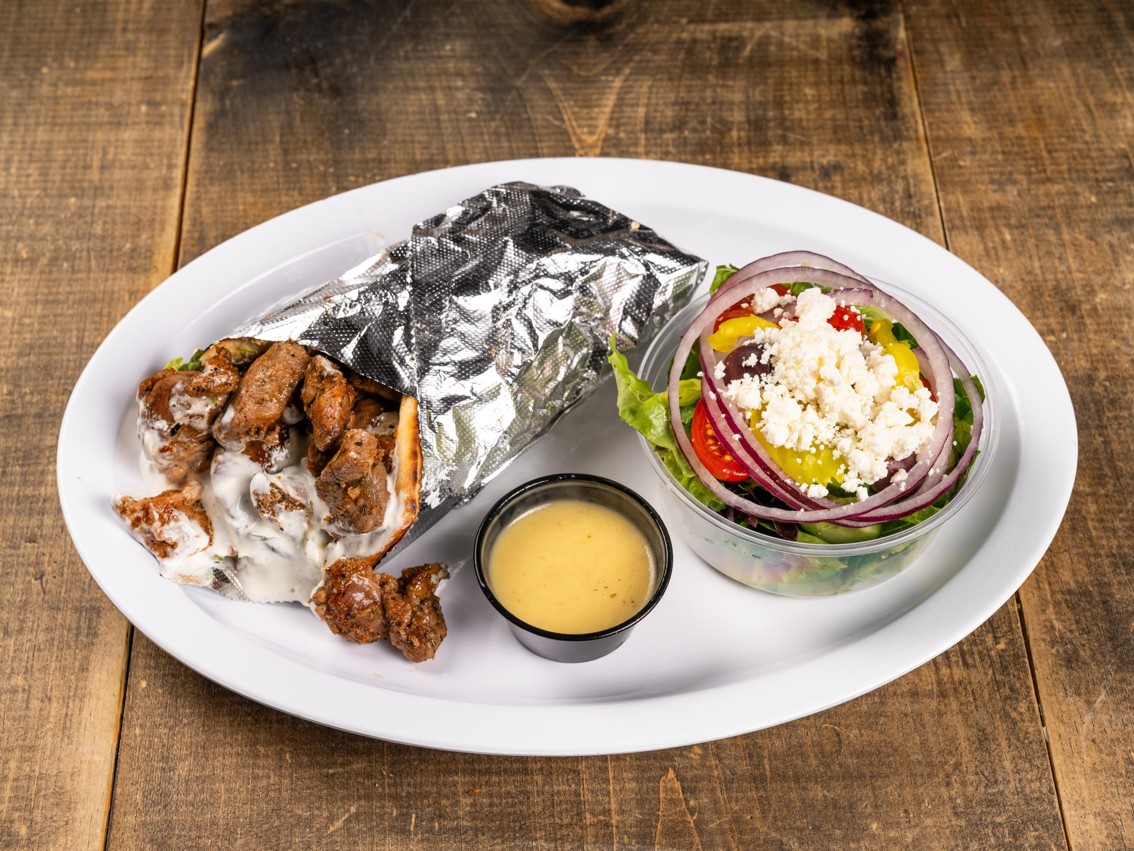 Lamb Souvlaki Combo