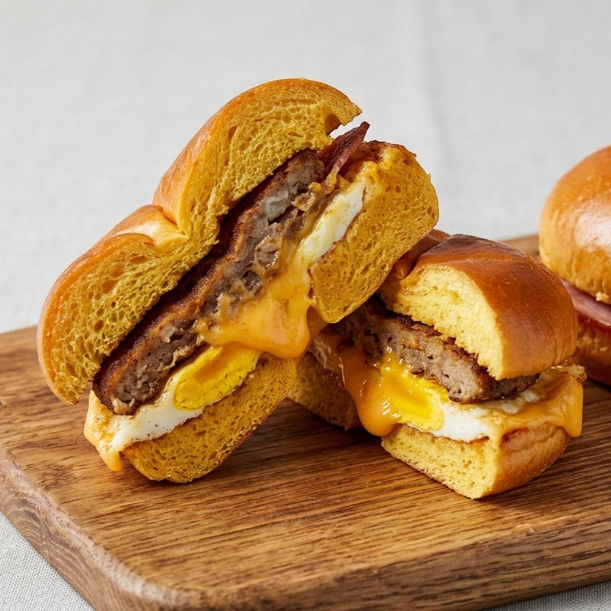 Breakfast Meat on a Bagel
