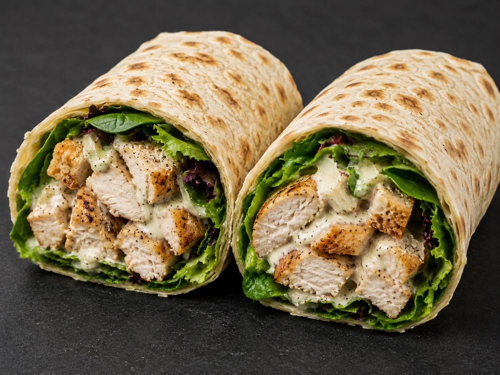 10. Grilled Chicken Caesar Wrap