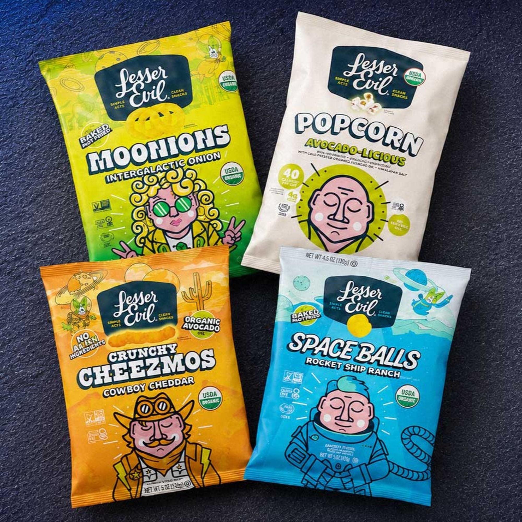 Organic Crunchy Snack Mix – Rings, Puffs & Popcorn