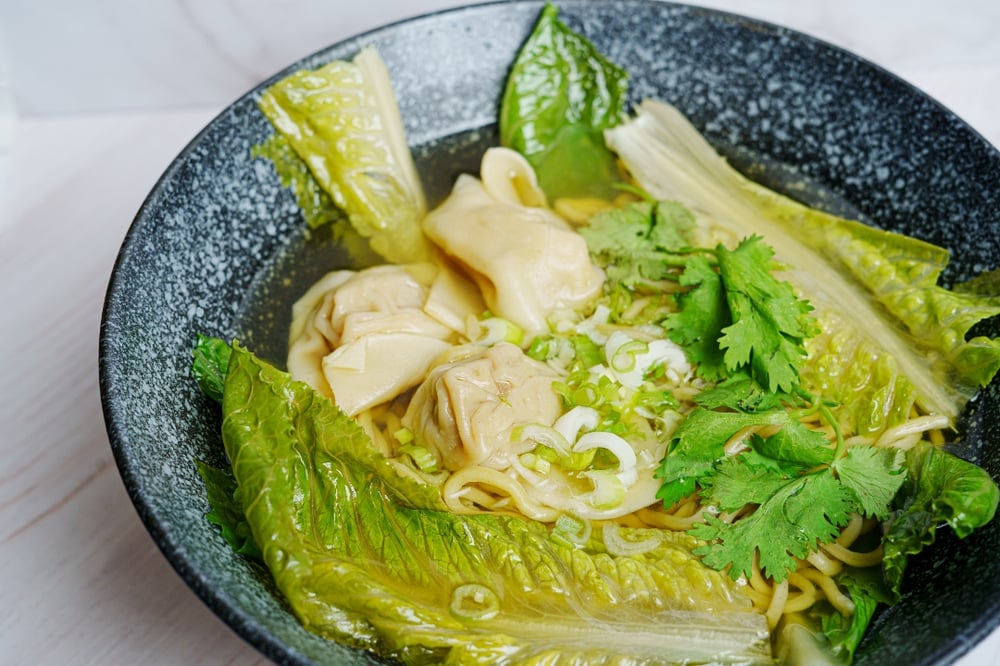 Wonton Egg Noodle Soup