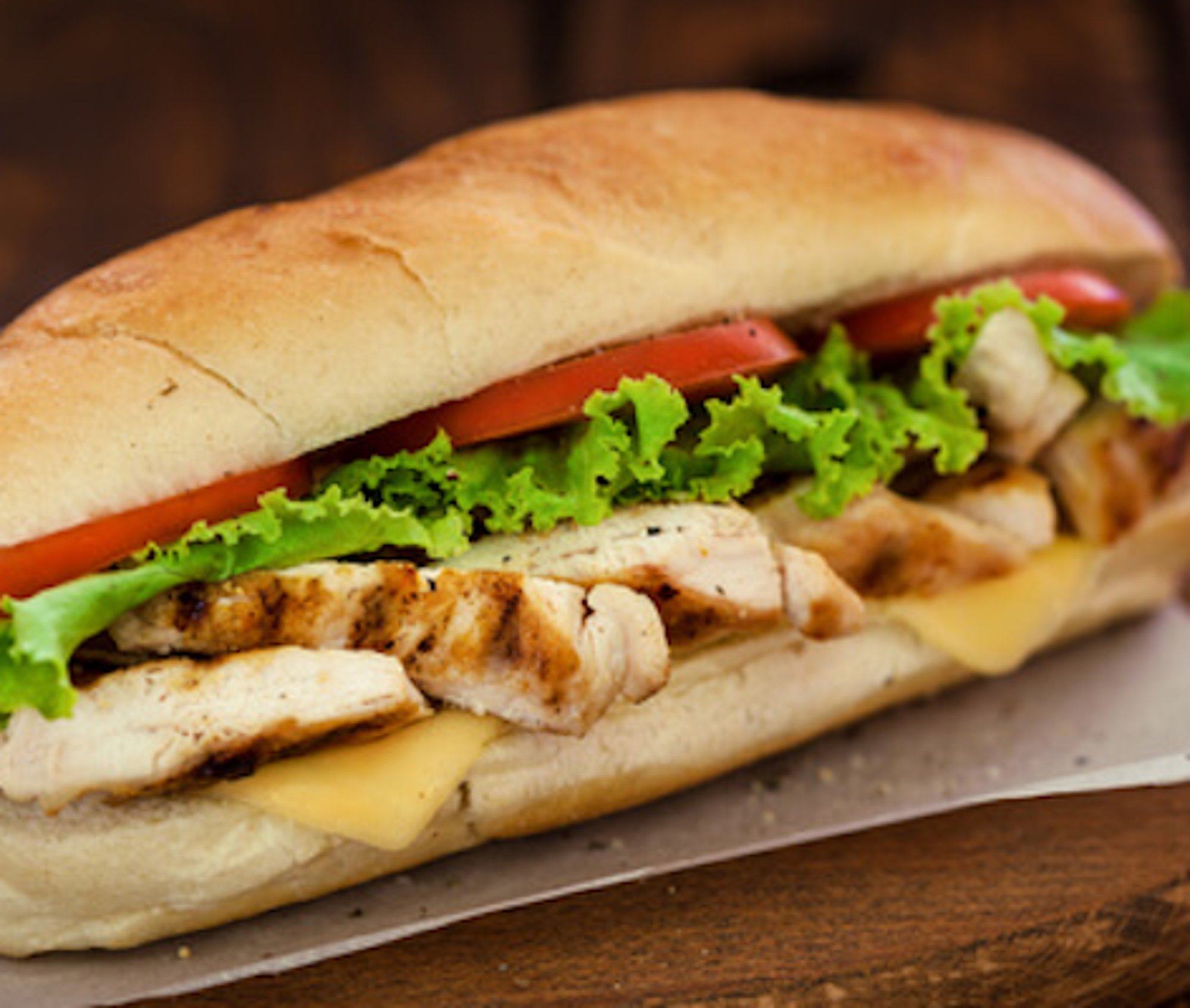 Grilled Chicken Hot Sandwich