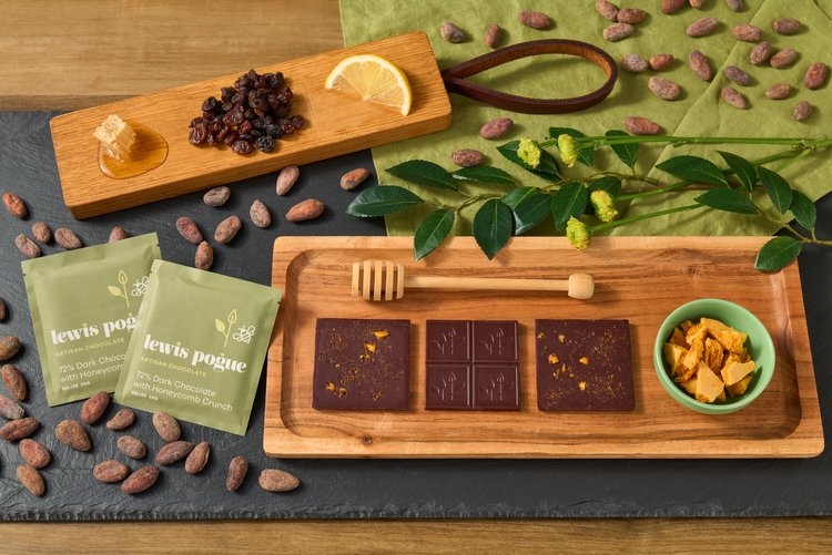 lewis pogue mini honeycomb crunch chocolate