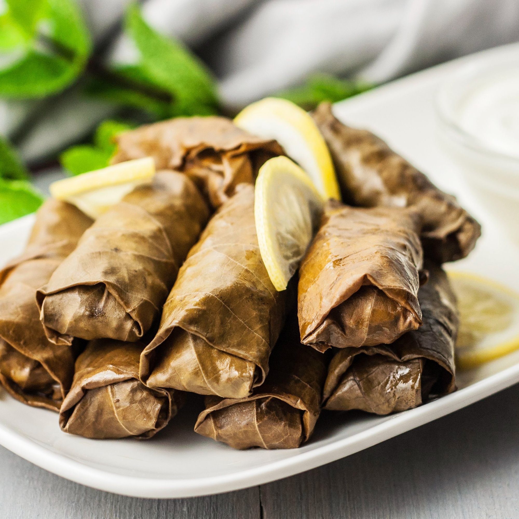 Side of Grape Leaves