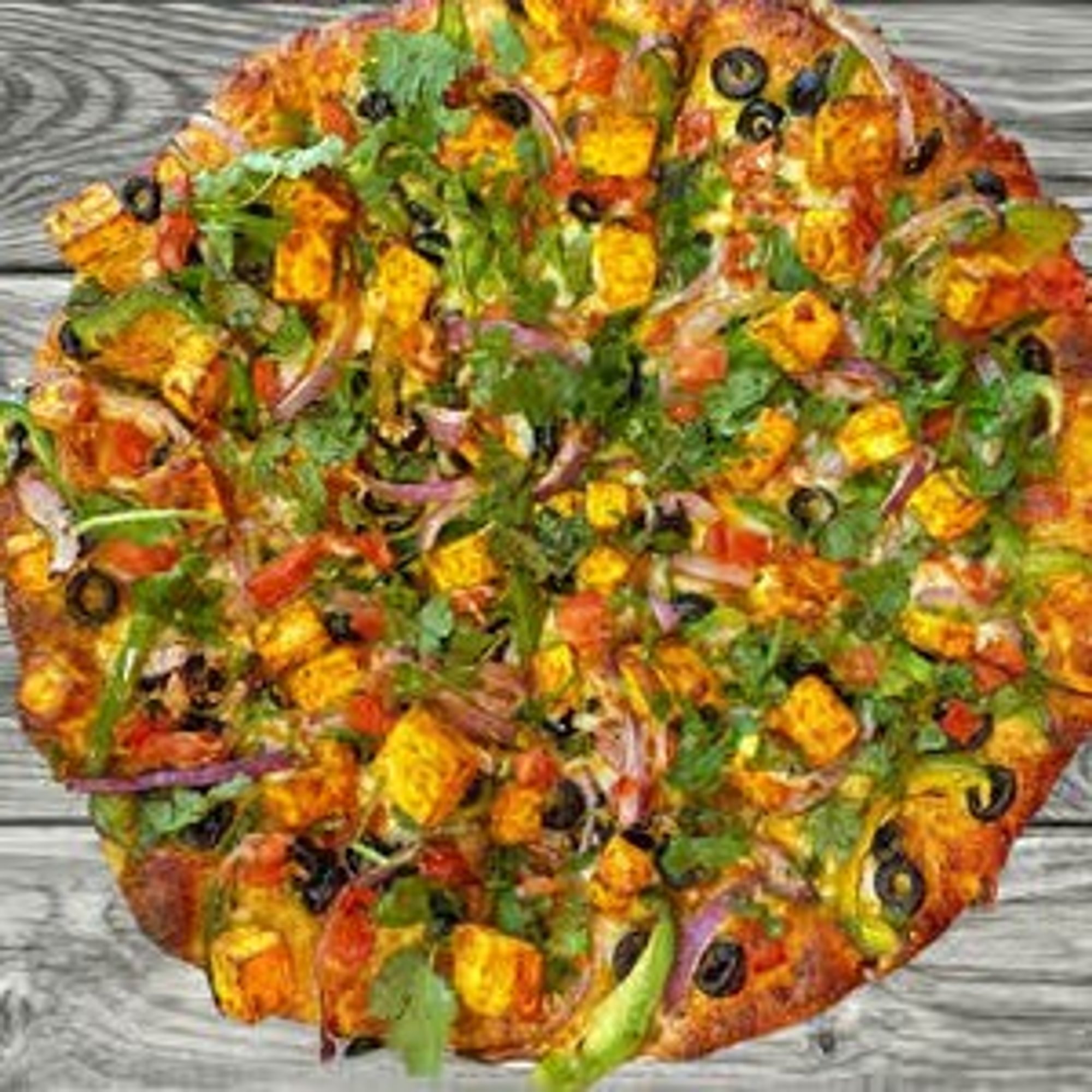 Chili Paneer Pizza