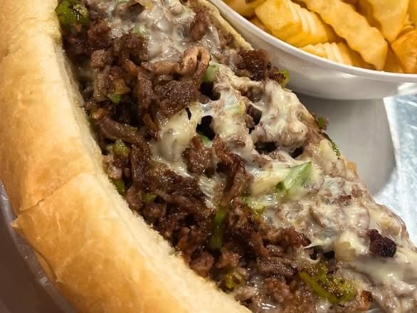 Philly Cheesesteak Flatbread