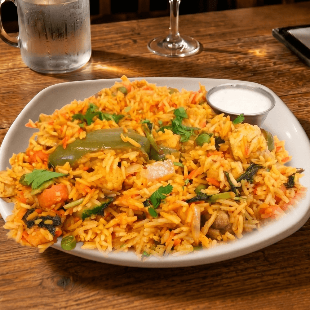 3. Vegetable Biryani
