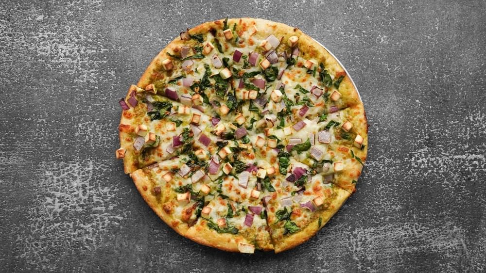 Palak Paneer Pizza