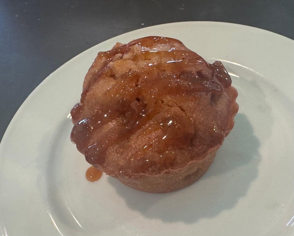 Spiced Apple Mochi Cupcake