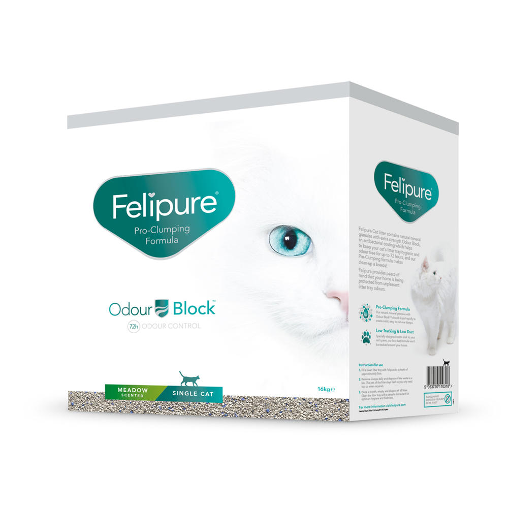 Felipure Single Cat Scented Litter 16kg (Delivery Surcharges Apply)