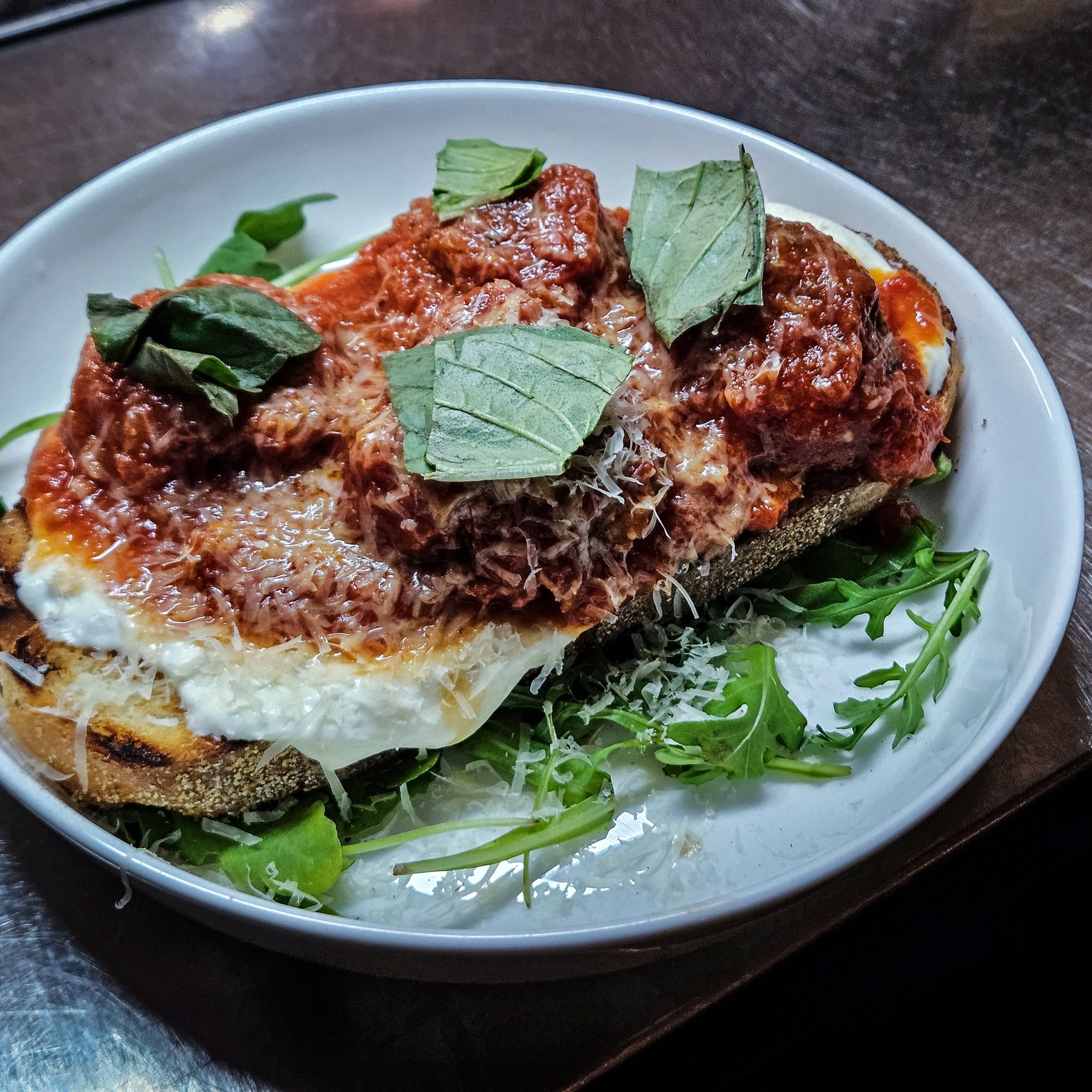 Meatballs Crostini
