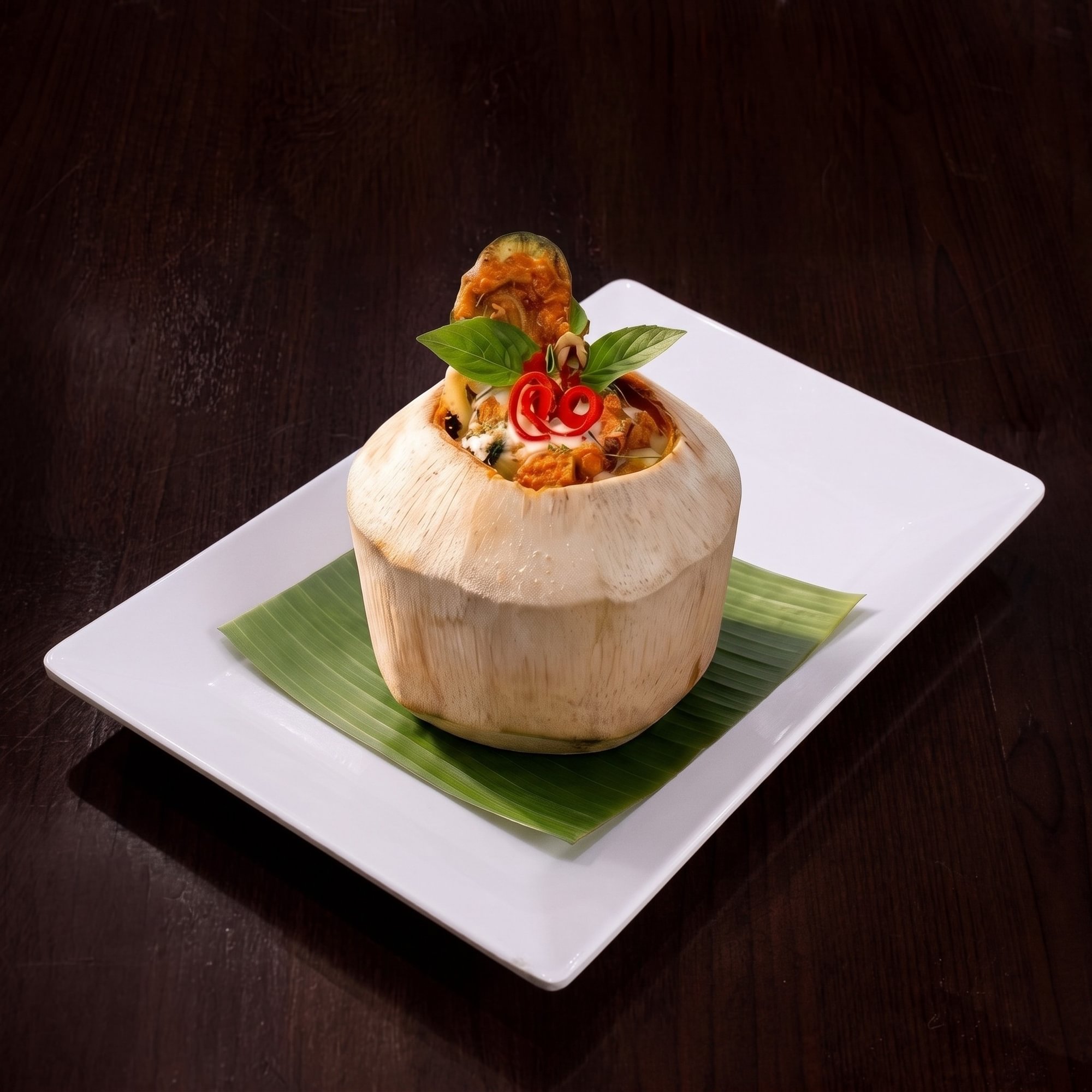 Coconut Shell Seafood (Hor Mok)