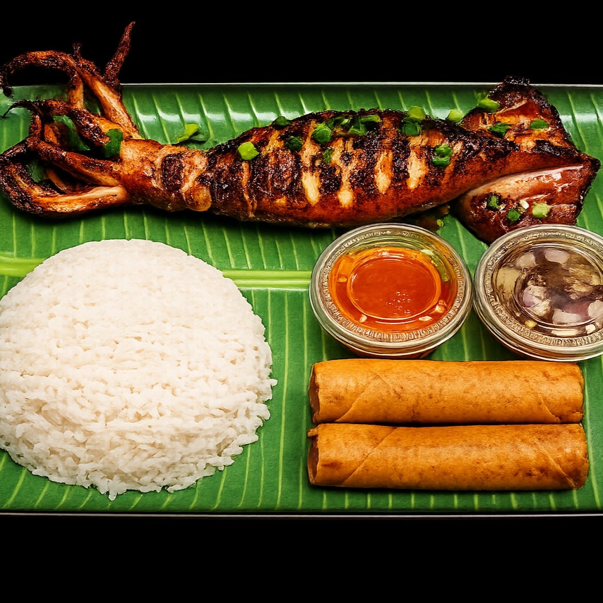 Grilled Stuffed Squid Combo