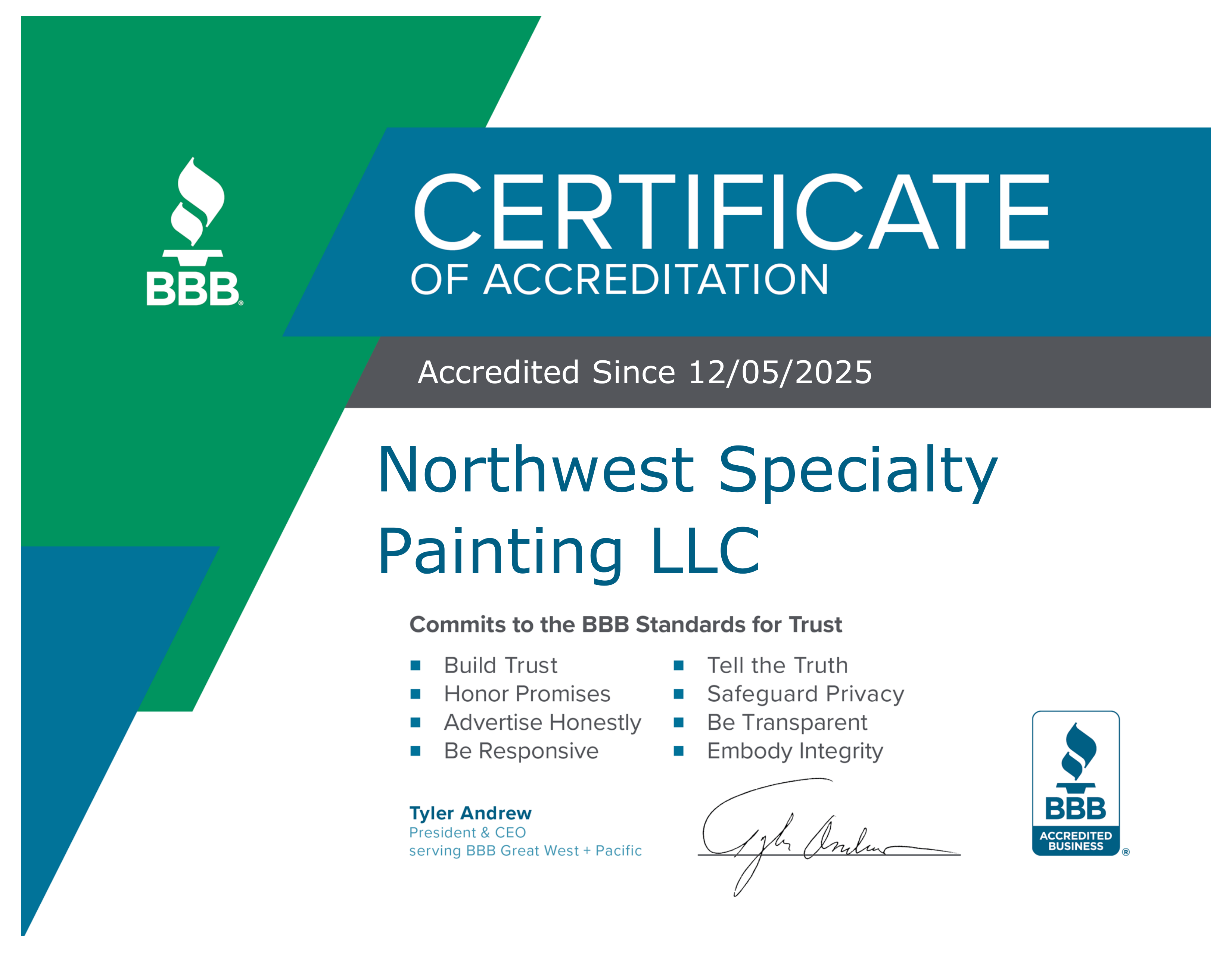NorthWest Specialty Painting Image