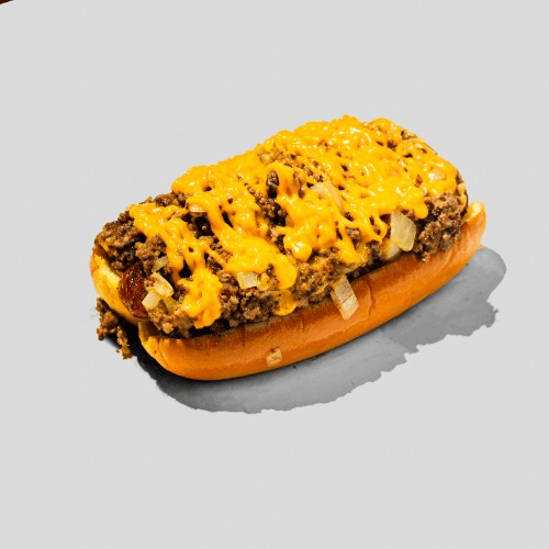 Chopped Cheese Hot Dog