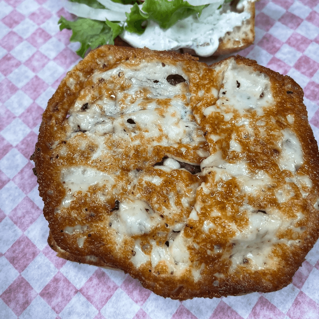OPA Saganaki Burger