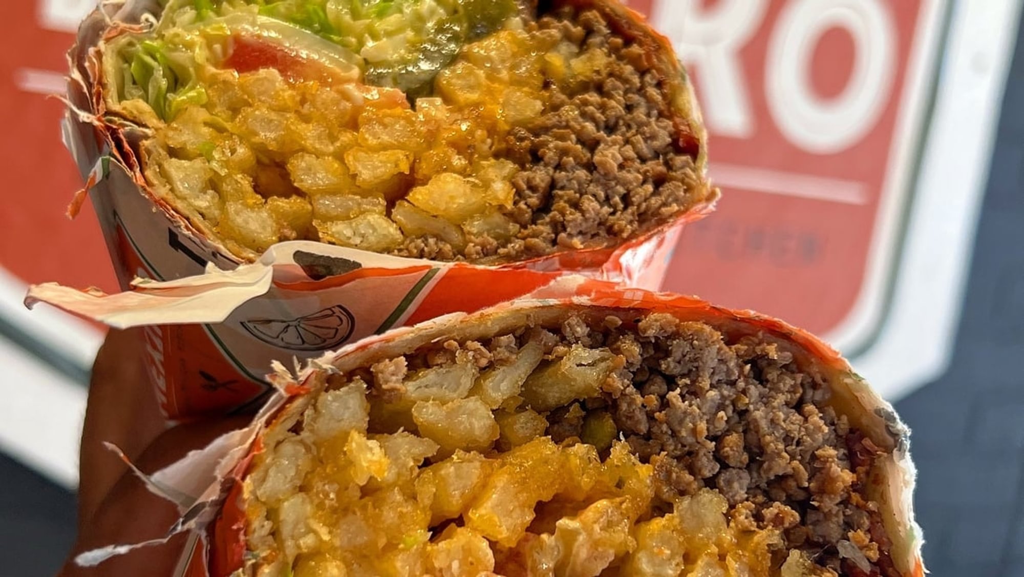 Burger Burrito