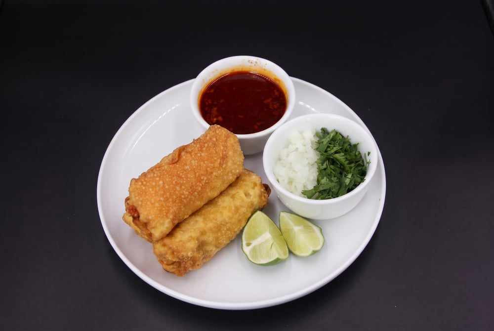 Birria Egg Rolls
