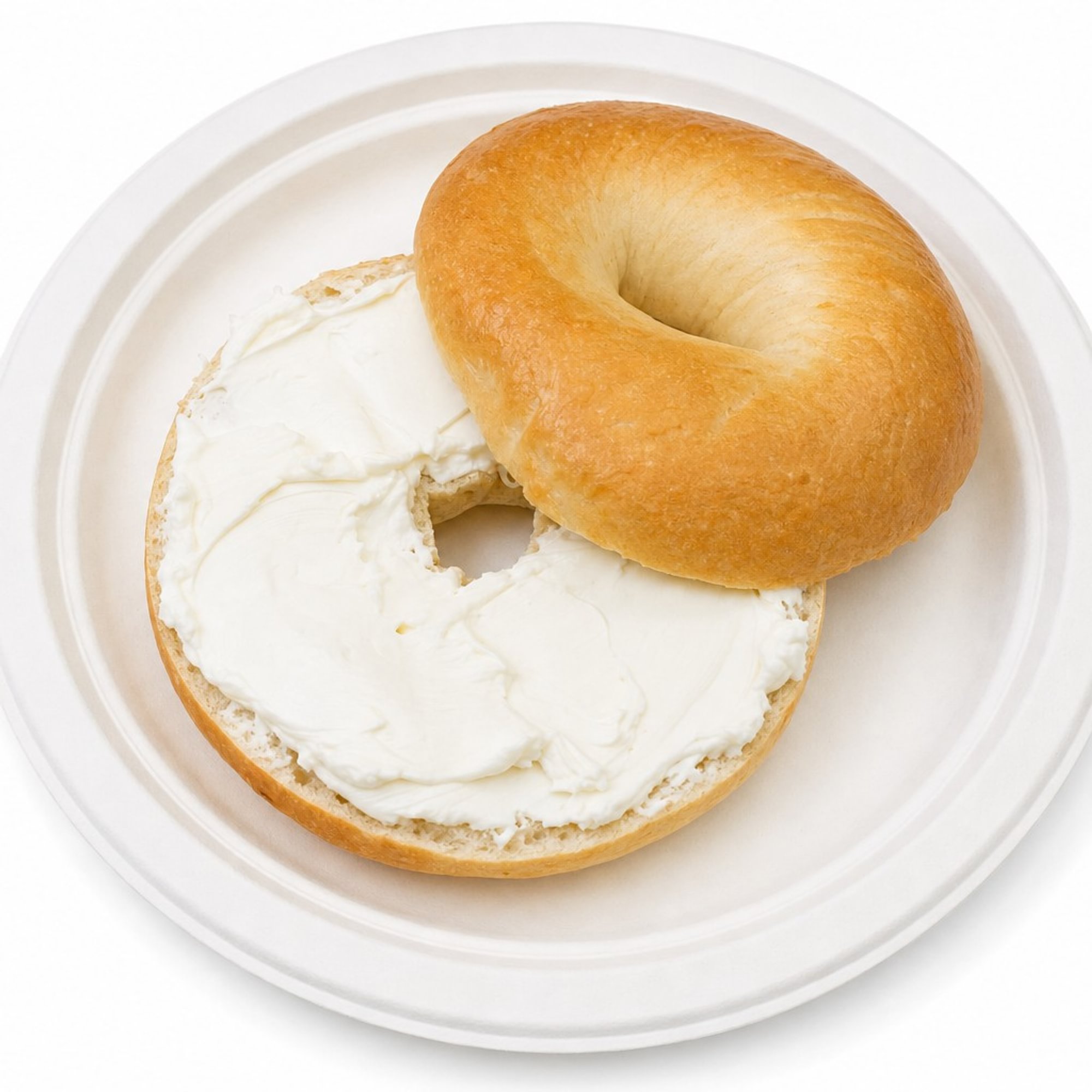 Bagel with Cream Cheese and Jelly