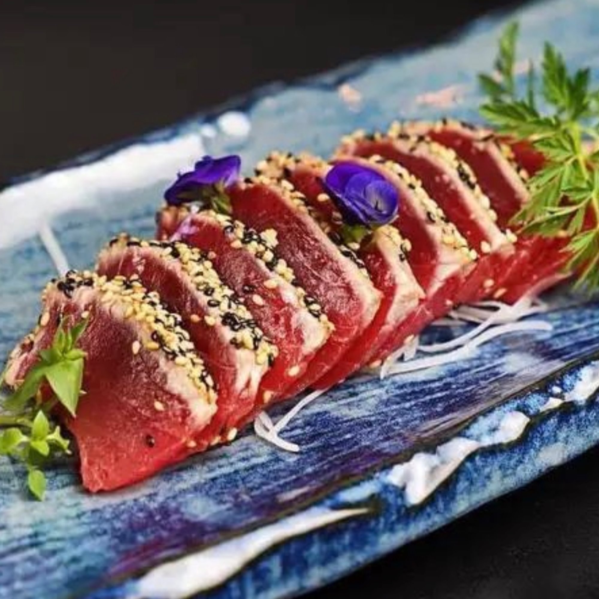 Pine Tataki Tuna Plate