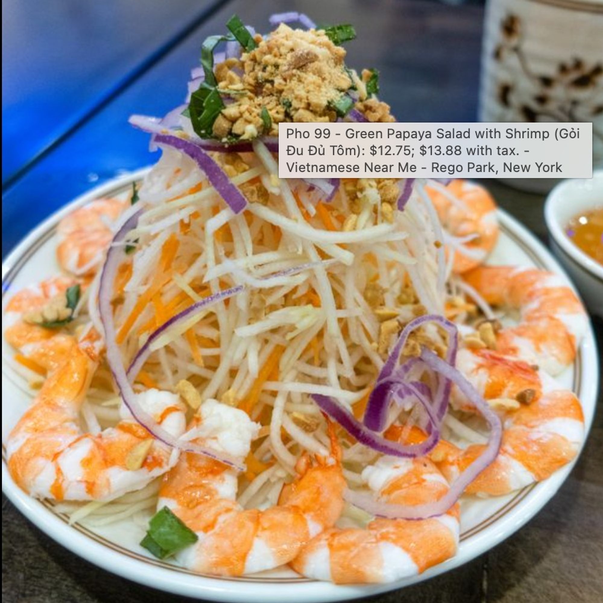 Green Papaya Salad & Shrimp