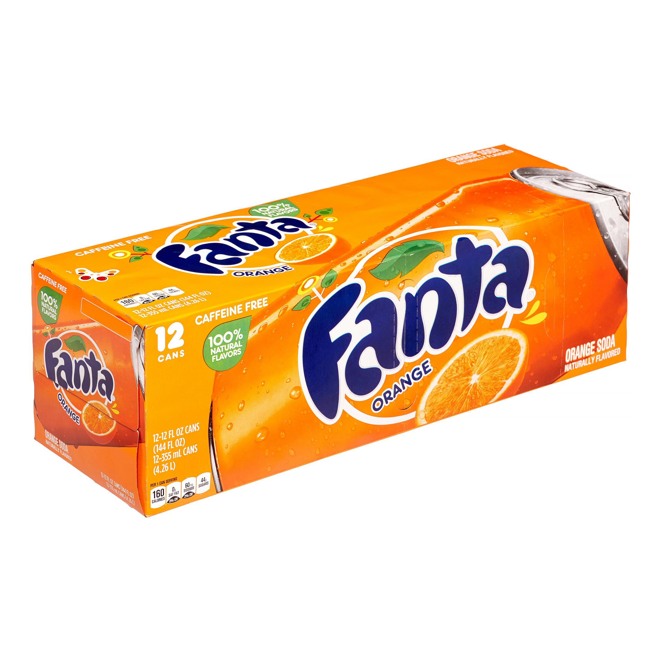 Fanta Orange 12pk cans