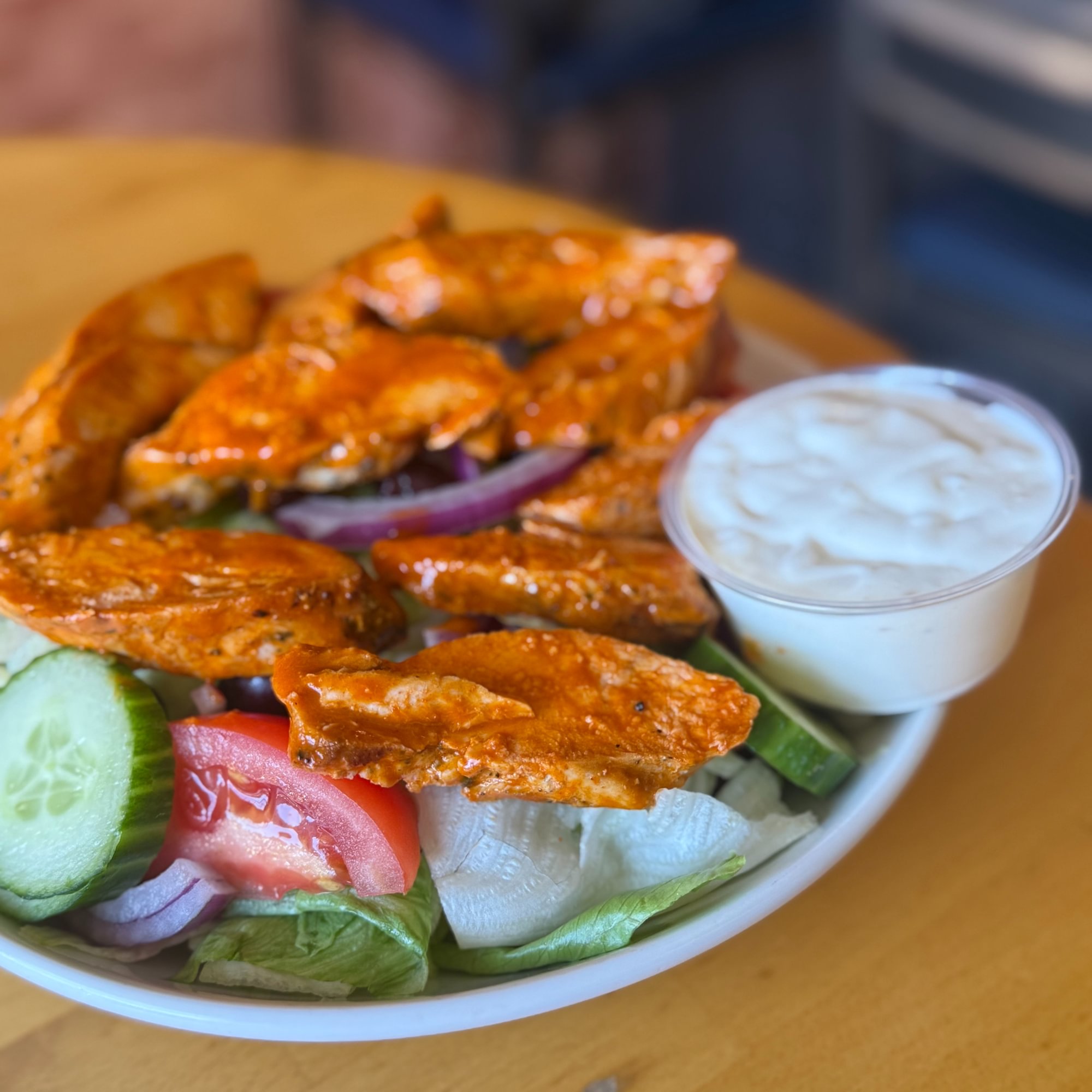 Buffalo Grilled Chicken Salad