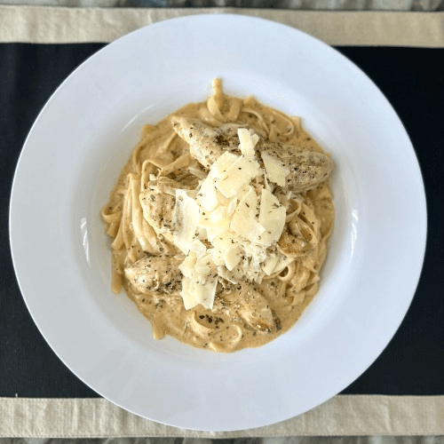 Fettuccine Alfredo With Chicken