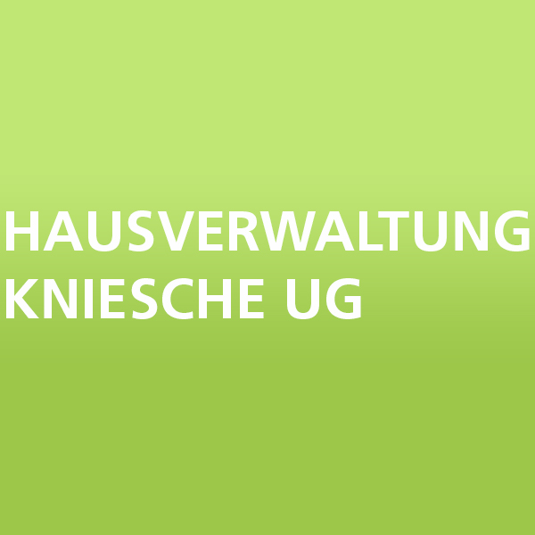 Logo von Hausverwaltung Kniesche UG (haftungsbeschränkt)