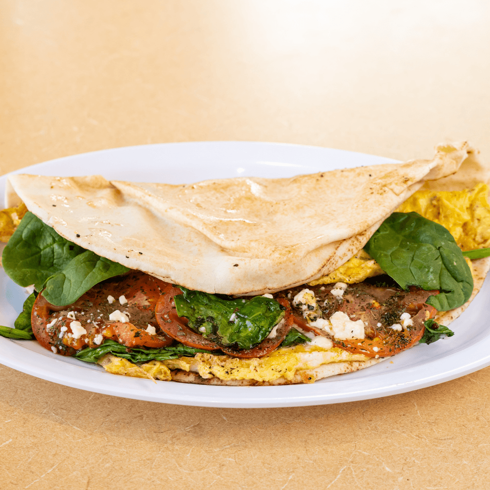 Spinach Pita Omelet