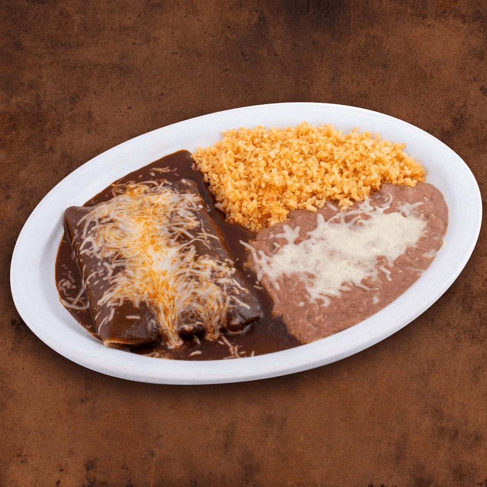 Corn Mole Enchiladas