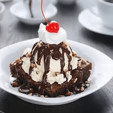 Chocolate Brownie Sundae