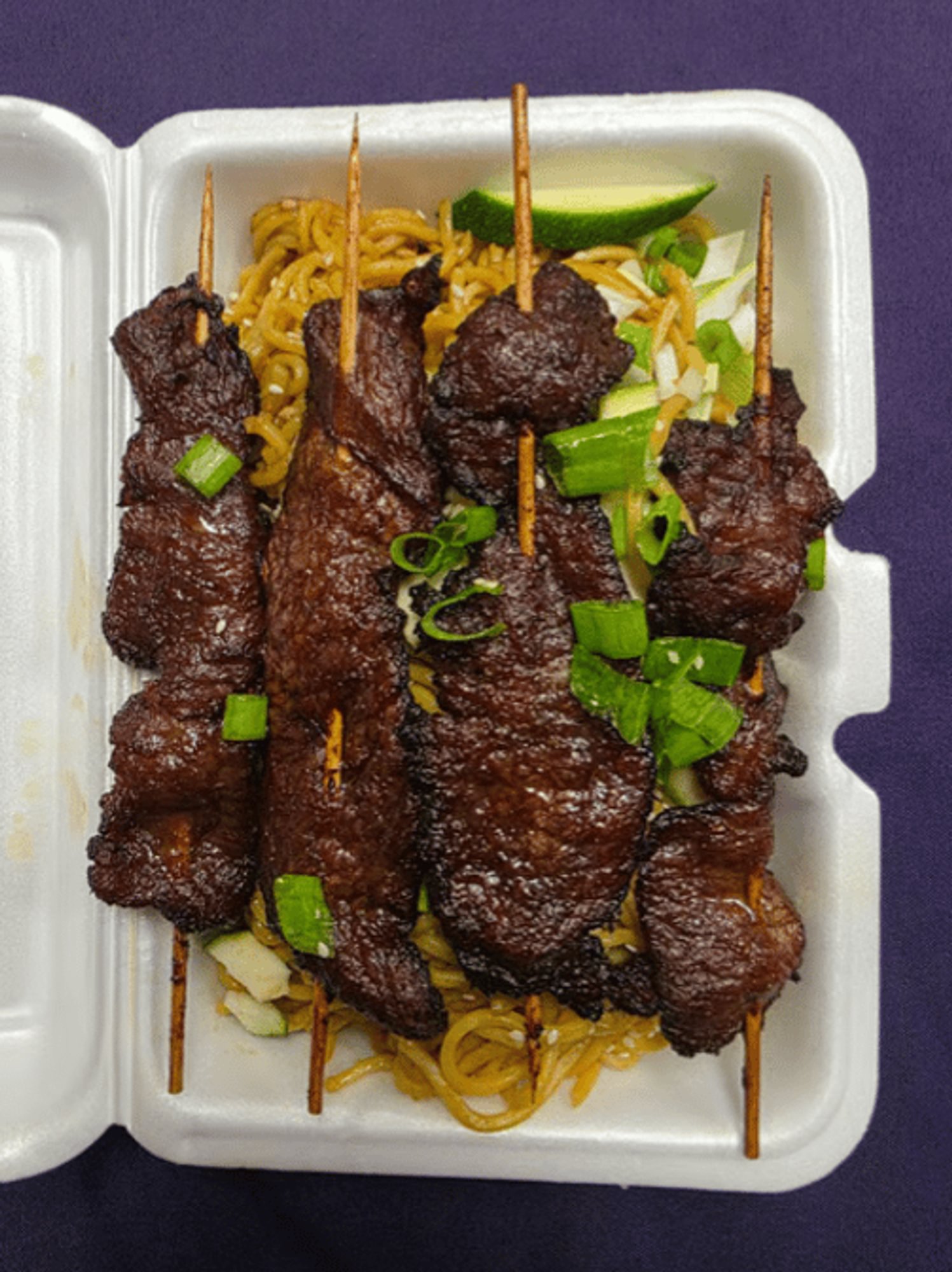 L2. Garlic Noodle with Teriyaki Beef