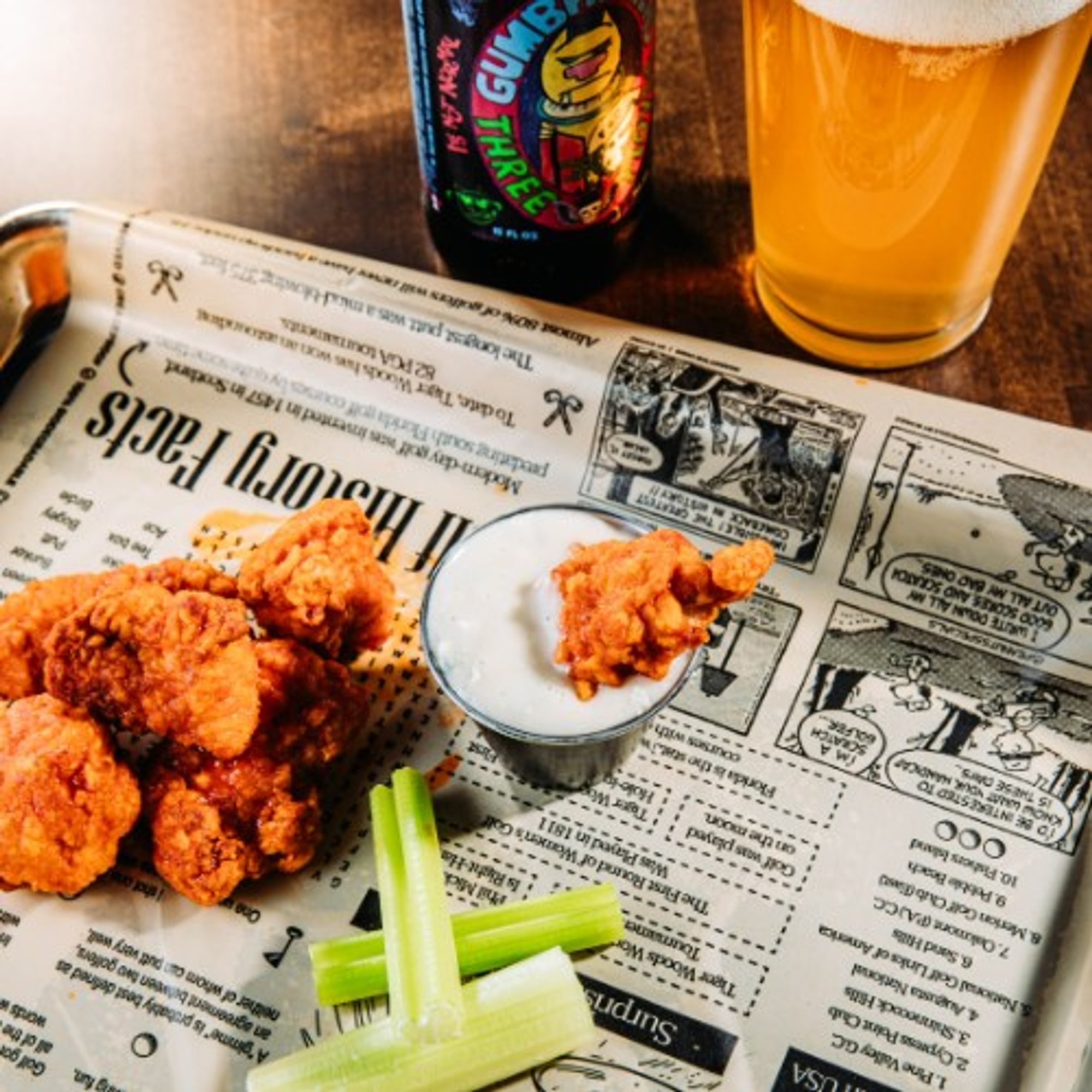 Boneless Wings 6 pc