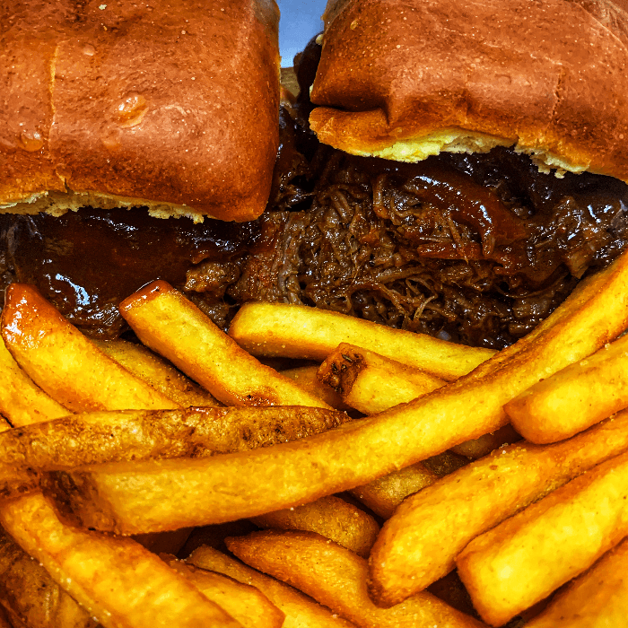 BBQ Brisket Slider Platter