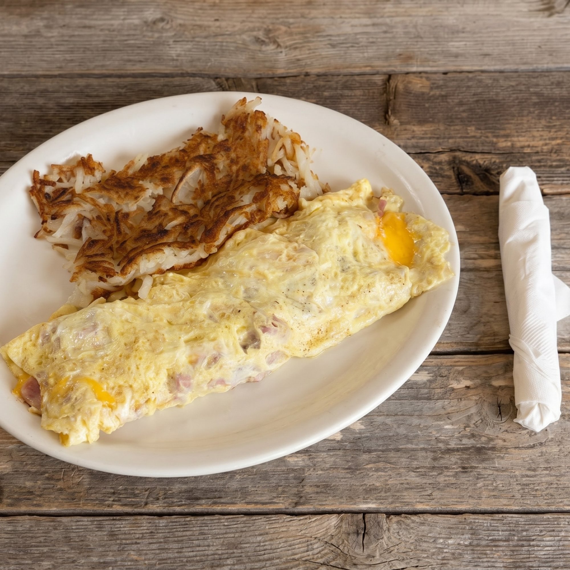 Ham and Cheese Omelet