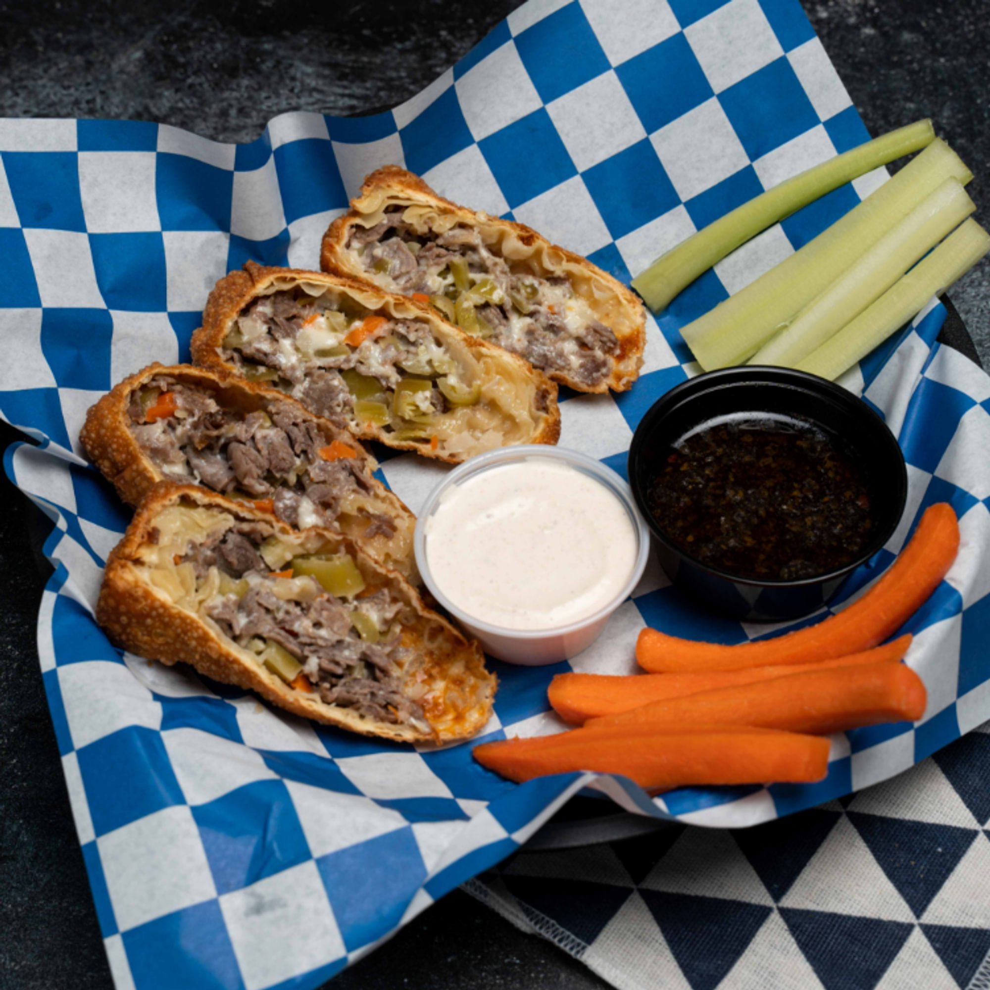 Italian Beef Eggrolls
