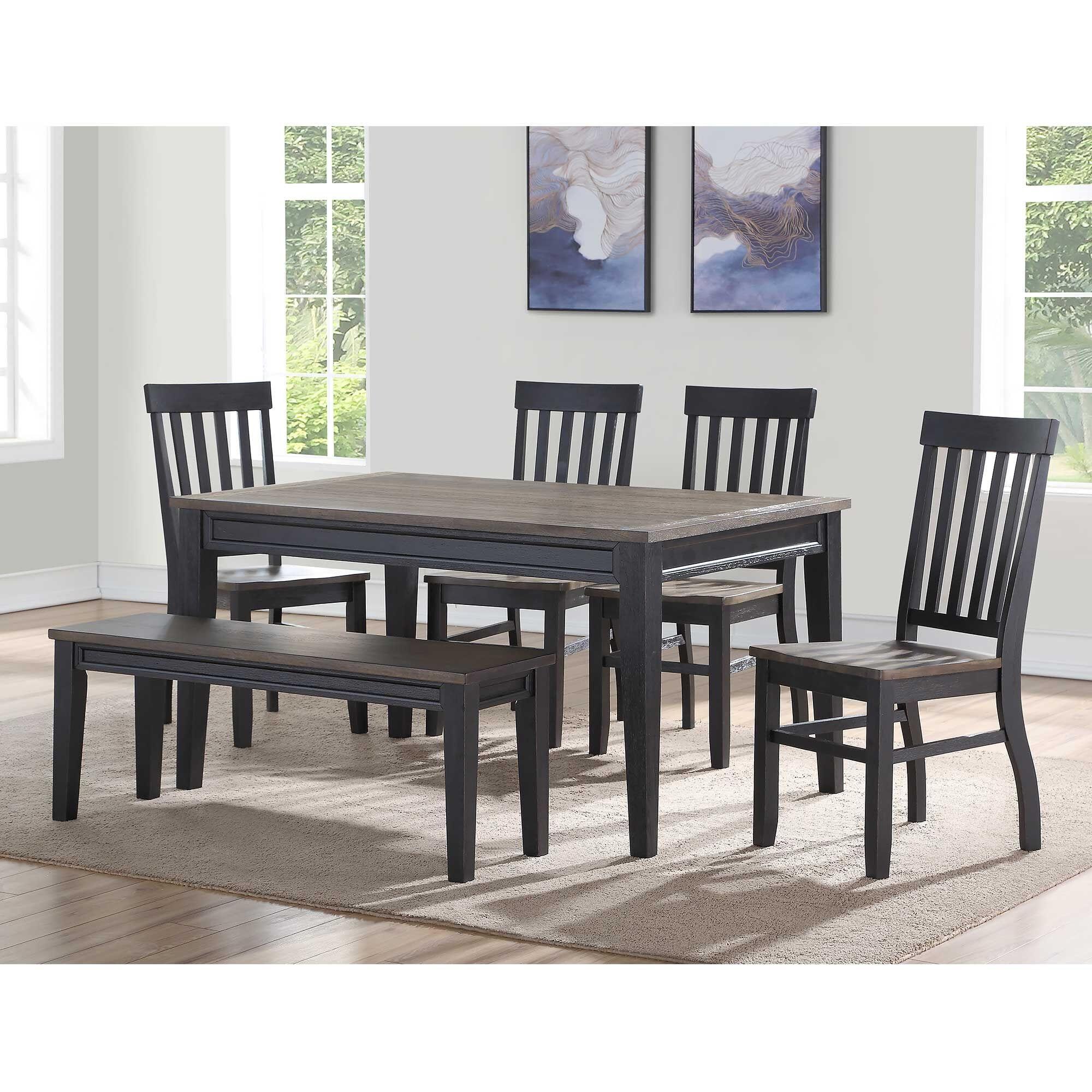 6-Piece Raven Noir Dining Room Collection