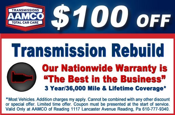 Aamco transmission coupons