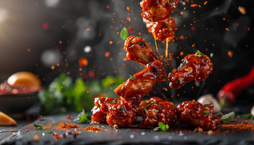 5pcs Buffalo Party Wings