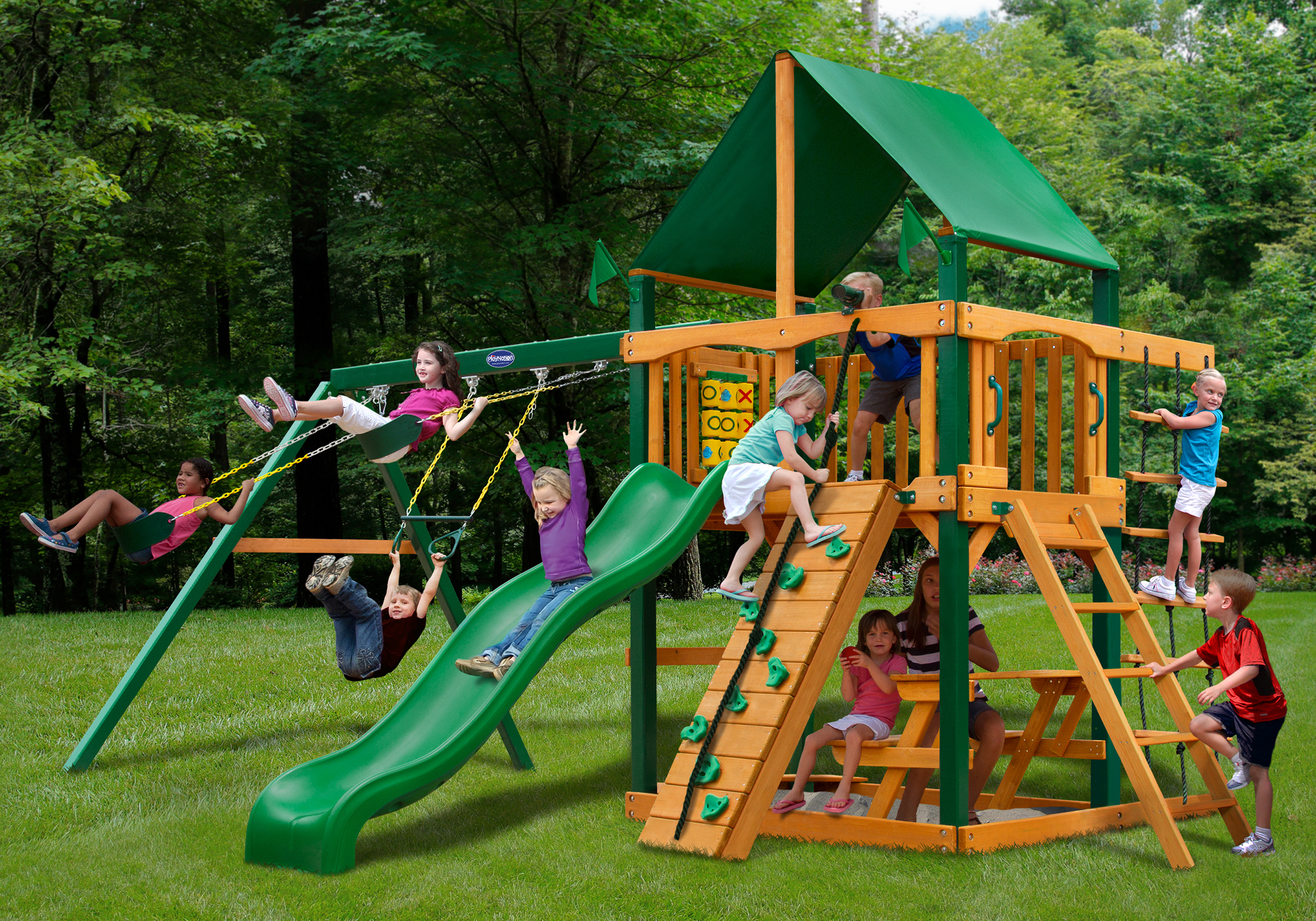 Horizon w/ Classic Green Vinyl Canopy